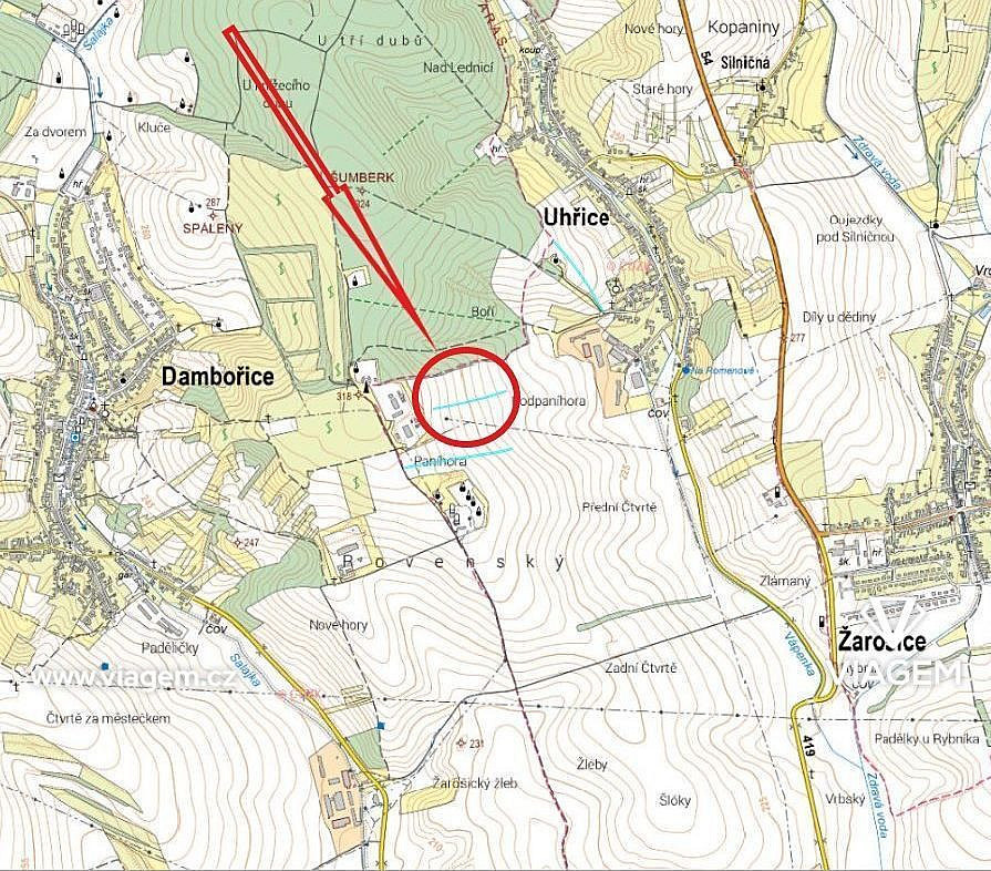 Pole 1 693 m², Podíl 10 % o výměře 169 m² – pohled 4