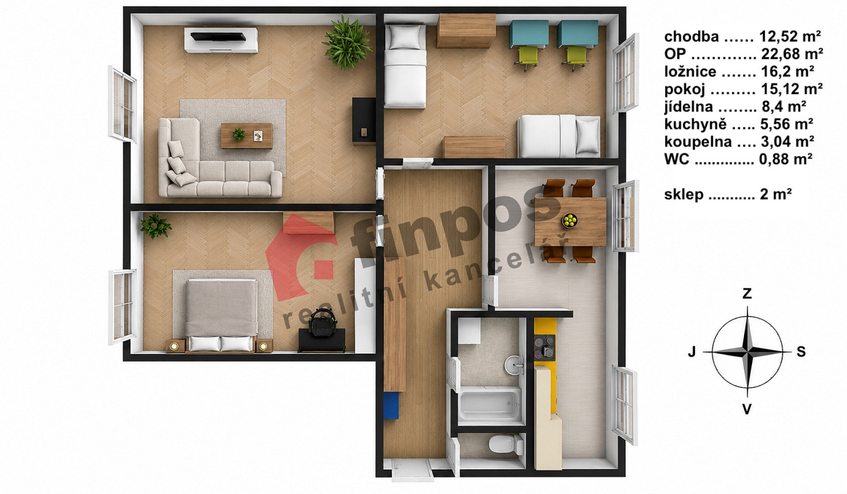 Prodej bytu 3+1 86 m² — photo 5