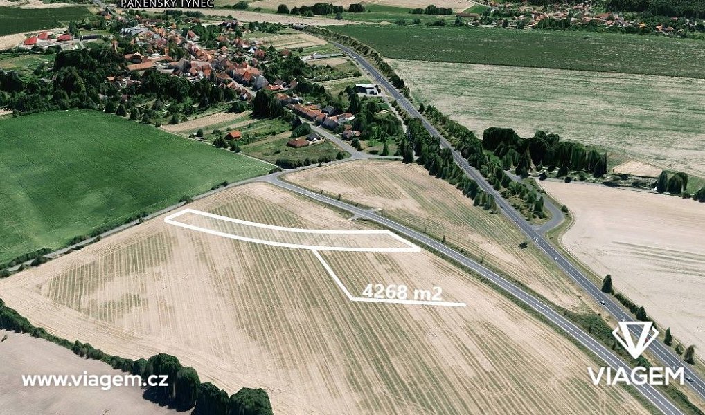 Prodej pole 355 m², Panenský Týnec – náhled fotky 4