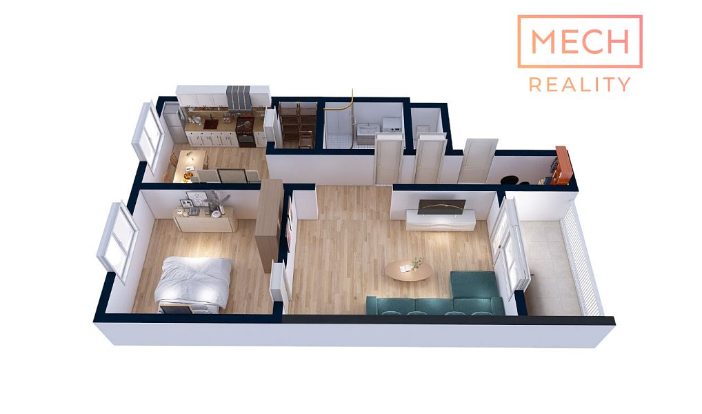Prodej bytu 2+1 66 m², Hrušovany nad Jevišovkou – náhled fotky 14