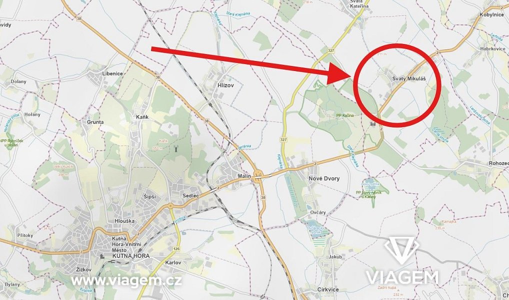 Prodej stavebního pozemku 711 m², Svatý Mikuláš – náhled fotky 2