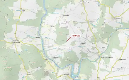 Dražba lesa 978 m², Hosty