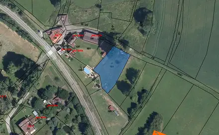 Prodej stavebního pozemku 90 m², Vítanov, okres Chrudim