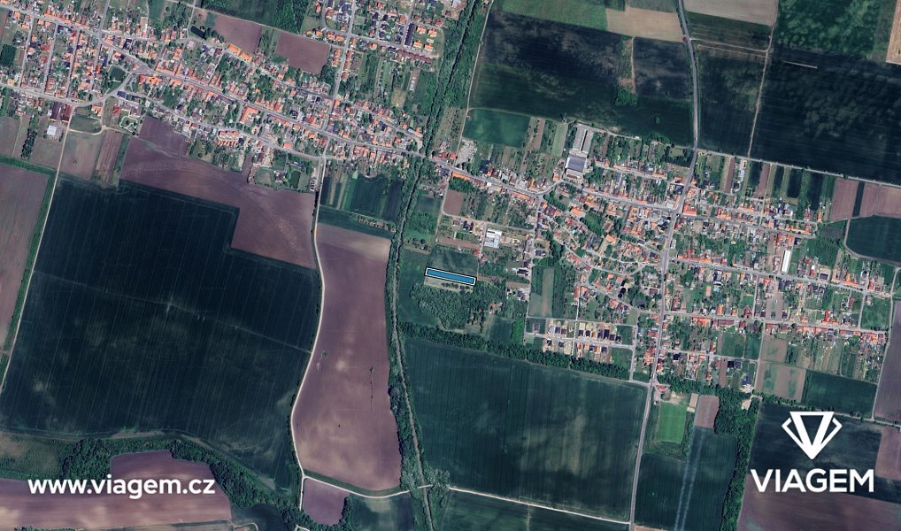 Prodej stavebního pozemku 696 m², Hrabětice – náhled fotky 3