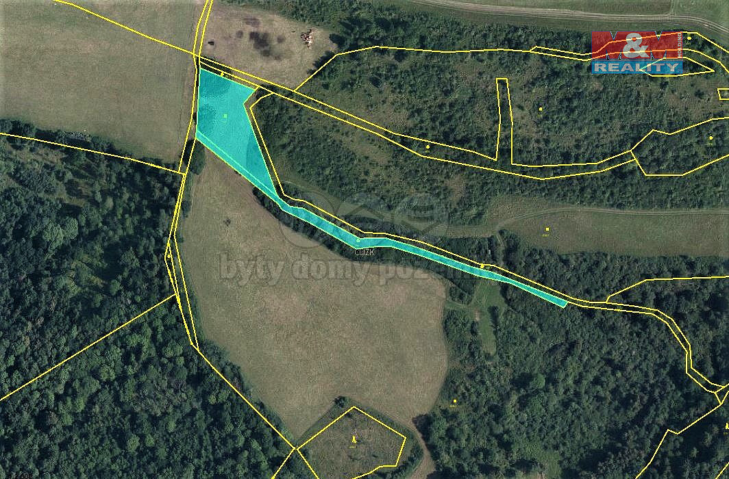 Prodej louky 4 385 m², Mašťov