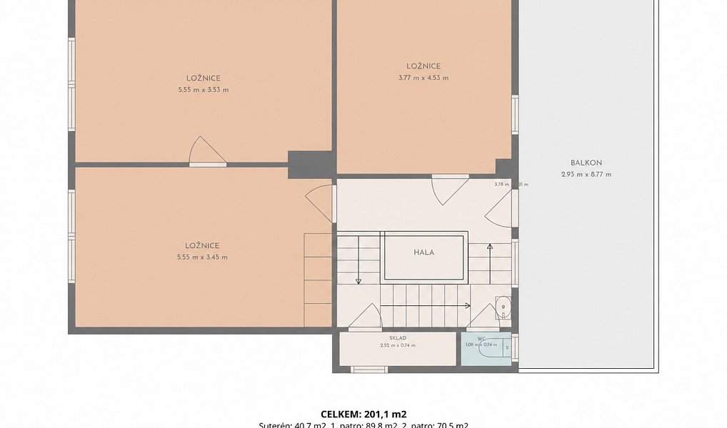 Prodej domu 215 m² s pozemkem 892 m², Hostivice – náhled fotky 24