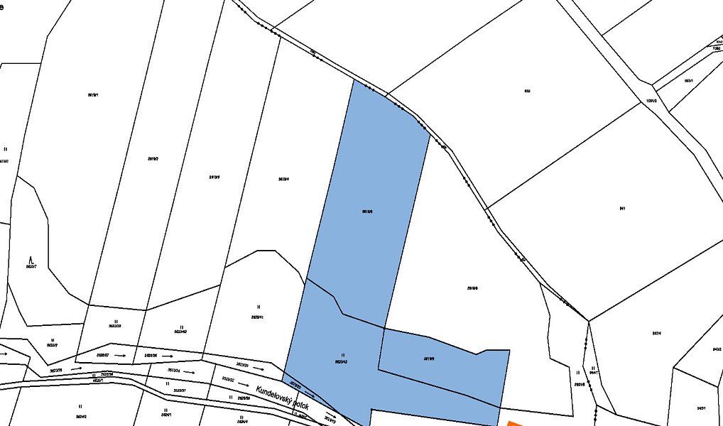 Prodej pole 1 801 m², Budišov – náhled fotky 2