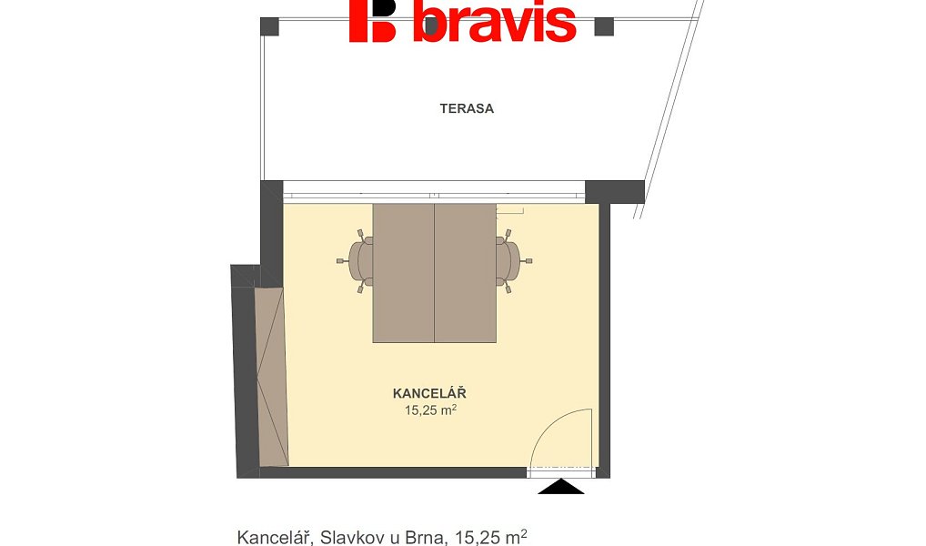 Pronájem kanceláře 15 m², Slavkov u Brna – náhled fotky 5