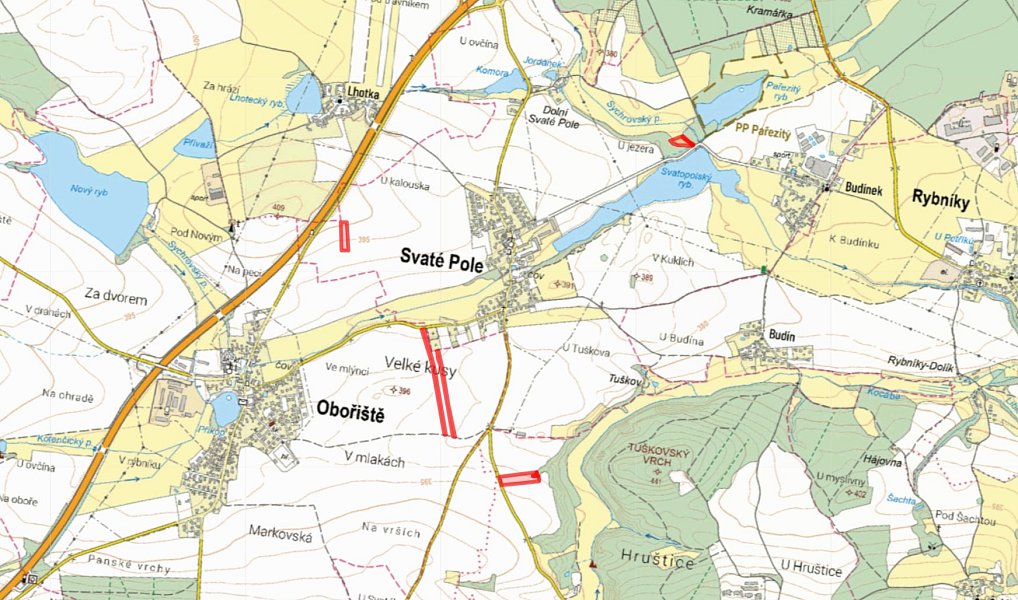 Prodej pole 6 617 m², Svaté Pole – náhled fotky 4