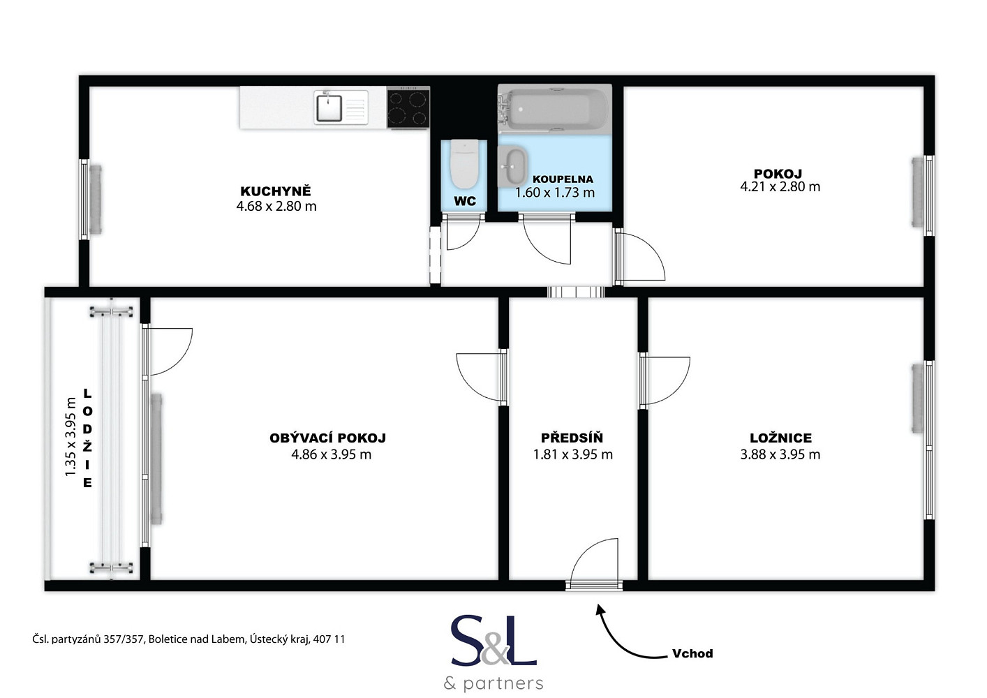 Prodej bytu 3+1 75 m² — photo 3