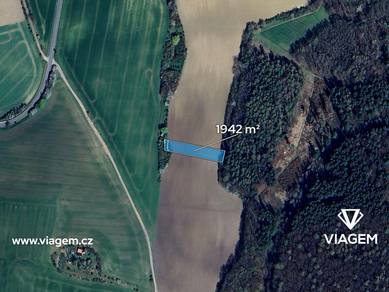 Prodej pole 971 m² – fotografie 2