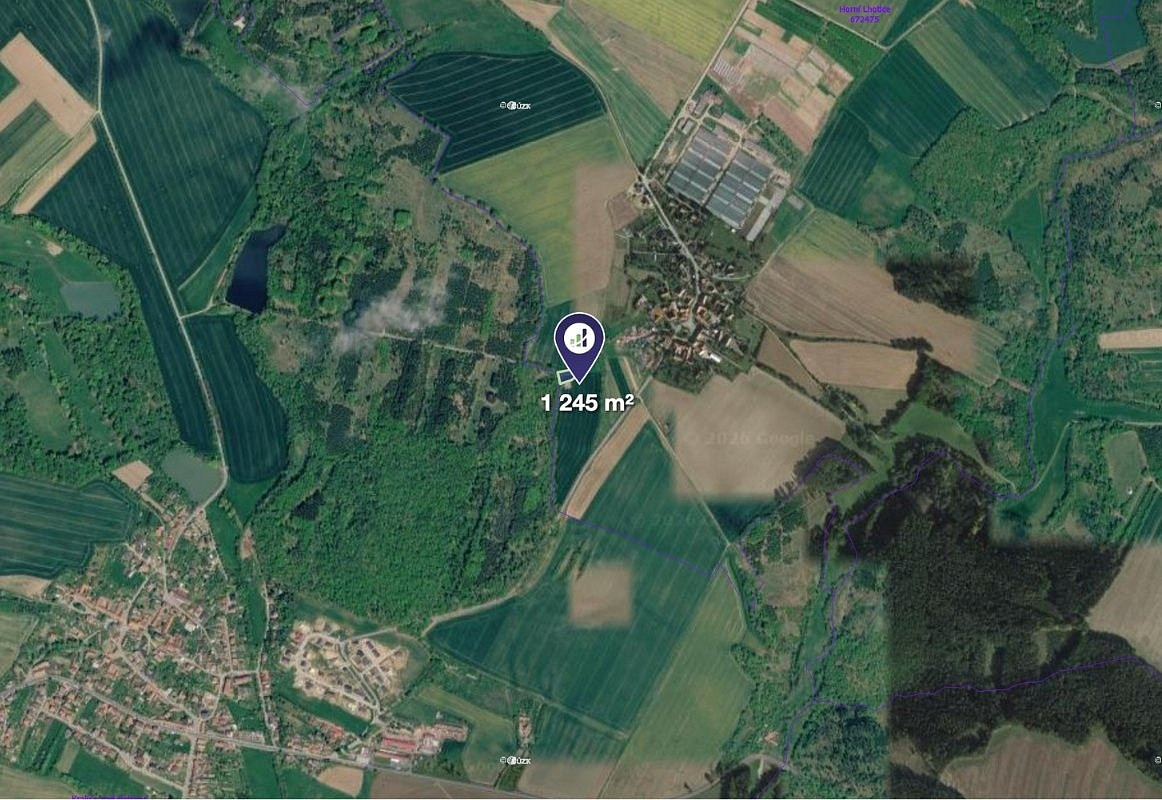 Prodej pole 1 245 m² – fotografie 2