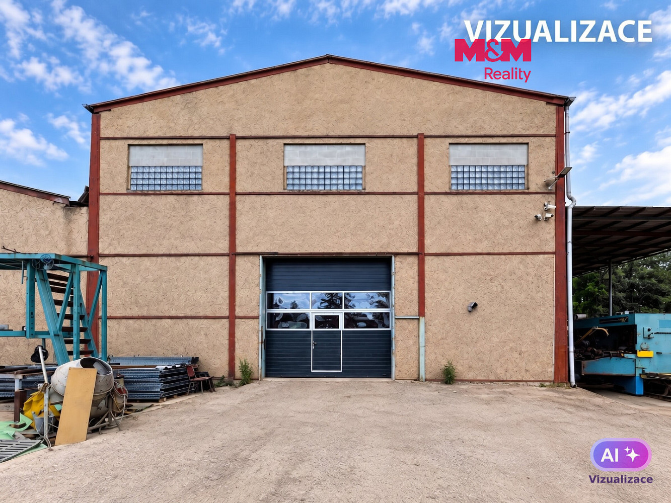 Pronájem skladovacích prostor 335 m²