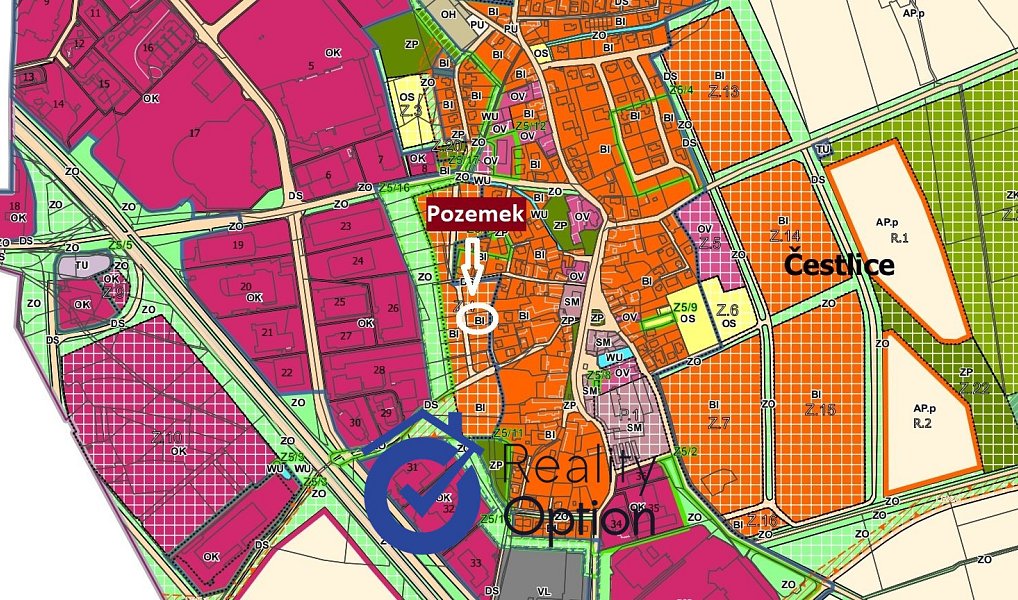 Prodej stavebního pozemku 896 m², Čestlice – náhled fotky 4