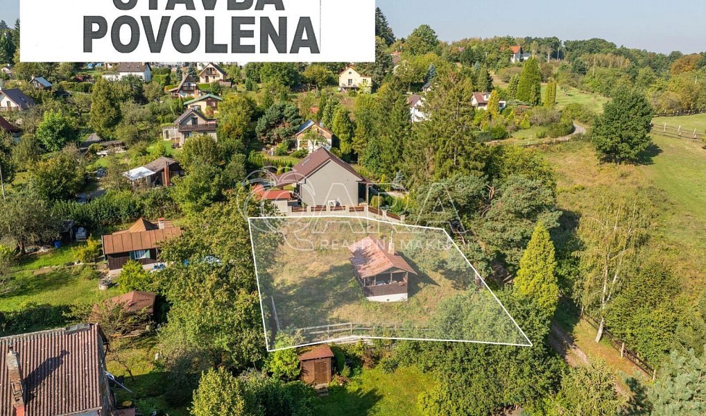 Prodej stavebního pozemku 615 m², Kamenice – náhled fotky 3