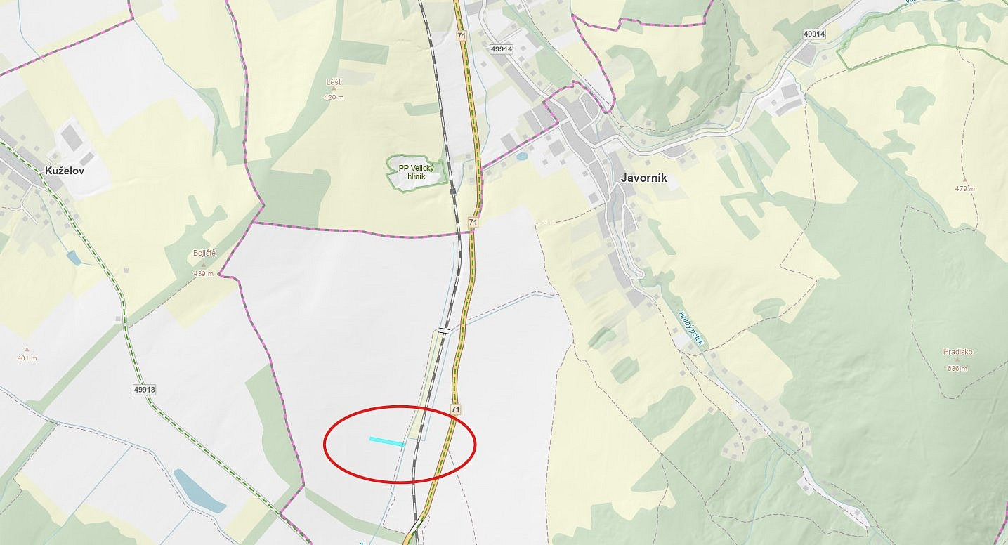 Prodej pole 3 594 m²