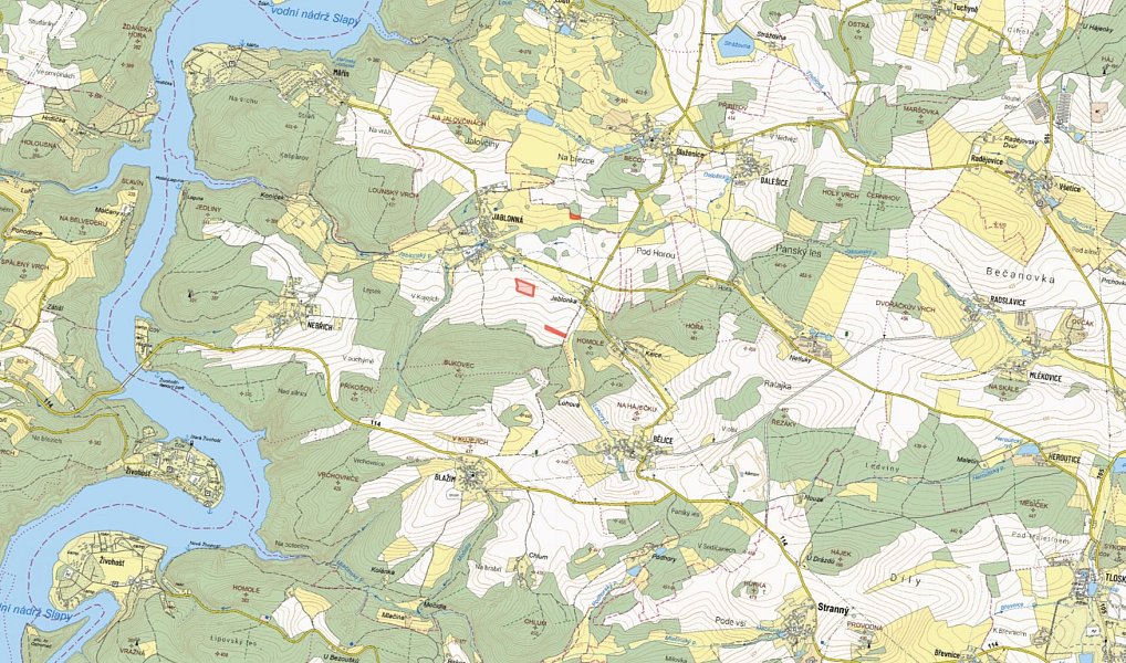 Prodej pole 19 268 m², Neveklov – náhled fotky 2
