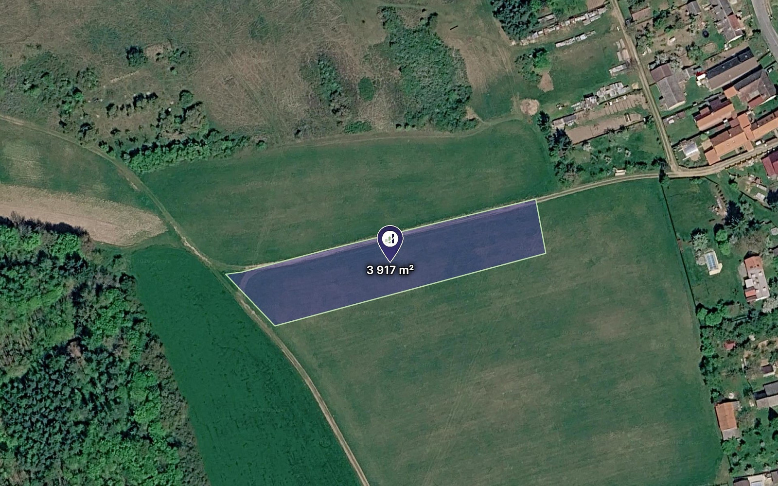 Prodej pole 2 611 m²