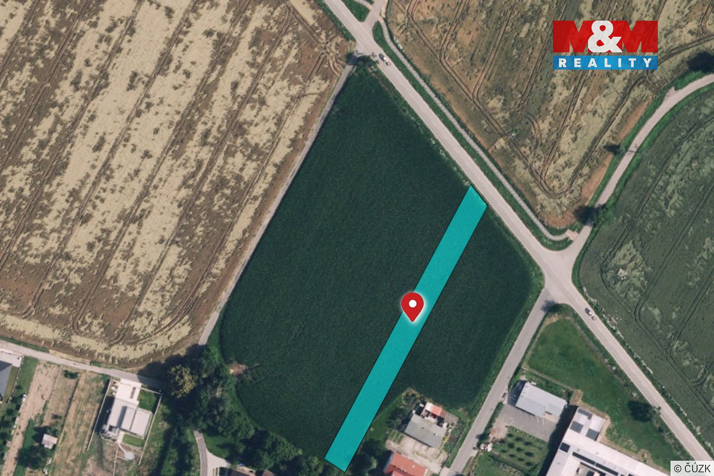 Prodej stavebního pozemku 1 962 m² – pohled 3