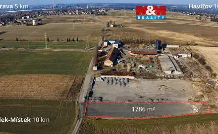 Pronájem pozemku 1 786 m², Na Příčnici, Vratimov, okres Ostrava-město