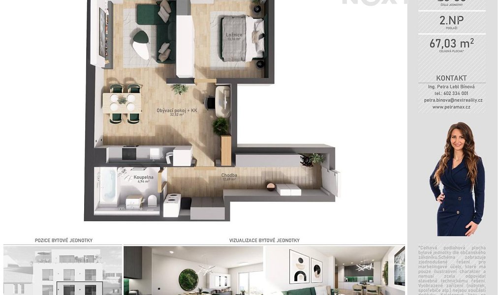 Prodej bytu 2+kk 67 m², Praha – náhled fotky 7
