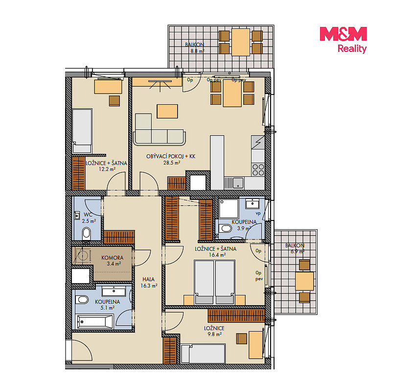 Prodej bytu 4+kk 107 m² – fotografie 2