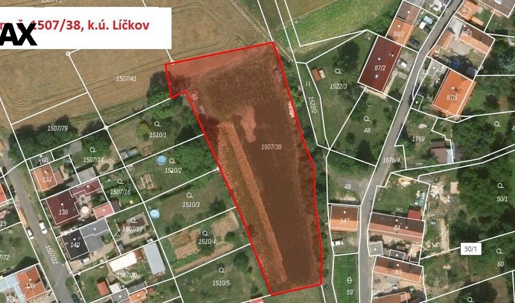 Prodej stavebního pozemku 2 602 m², Liběšice – náhled fotky 4