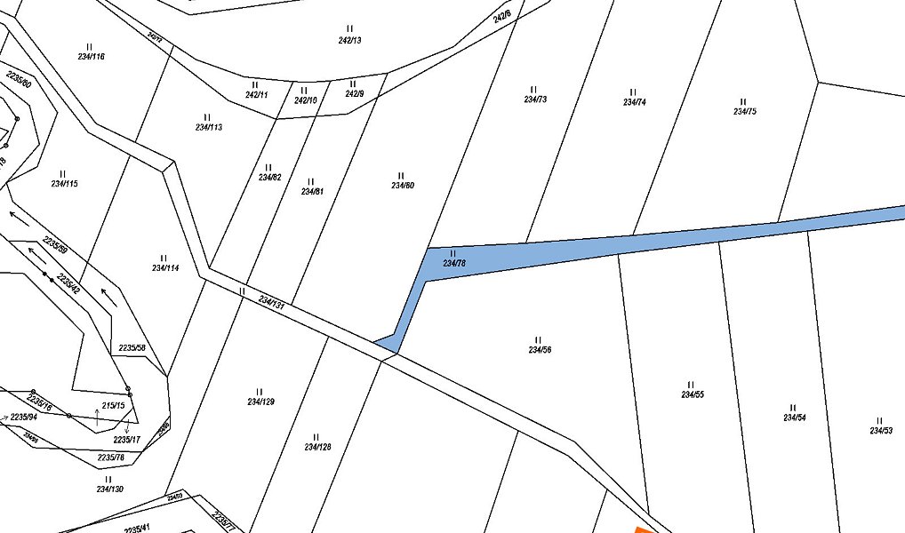 Prodej pole 437 m², Komařice – náhled fotky 2