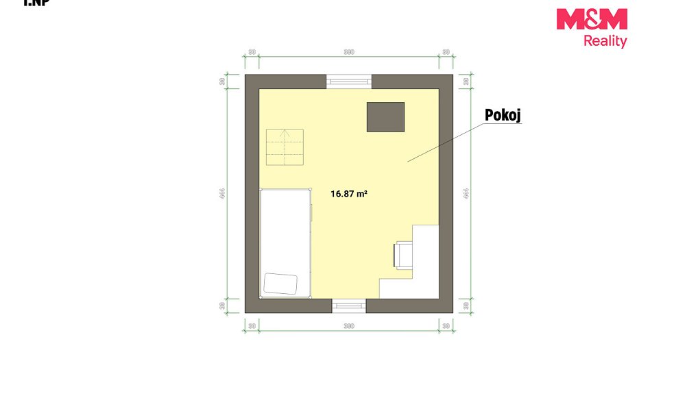 Prodej chaty/chalupy 35 m² s pozemkem 331 m², Cheb – náhled fotky 5
