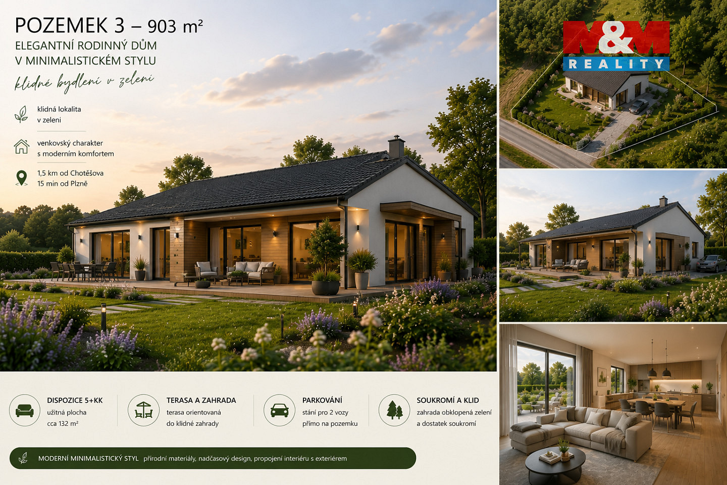 Prodej stavebního pozemku 903 m² – fotografie 3