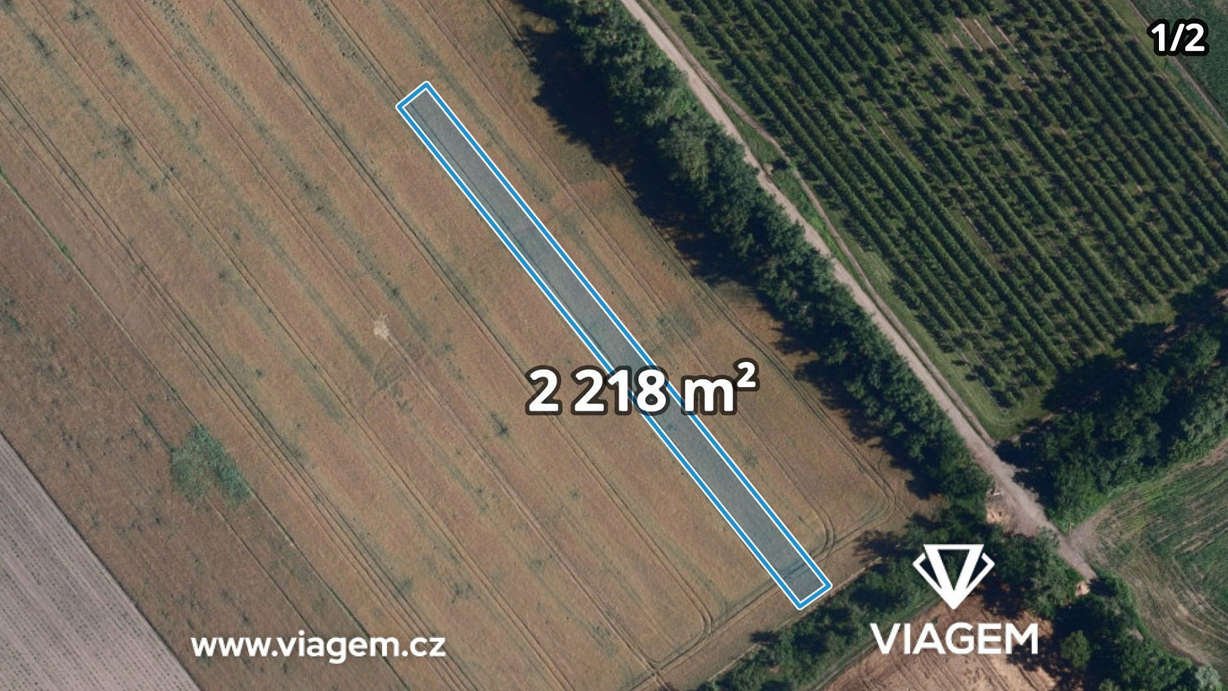 Prodej pole 629 m²