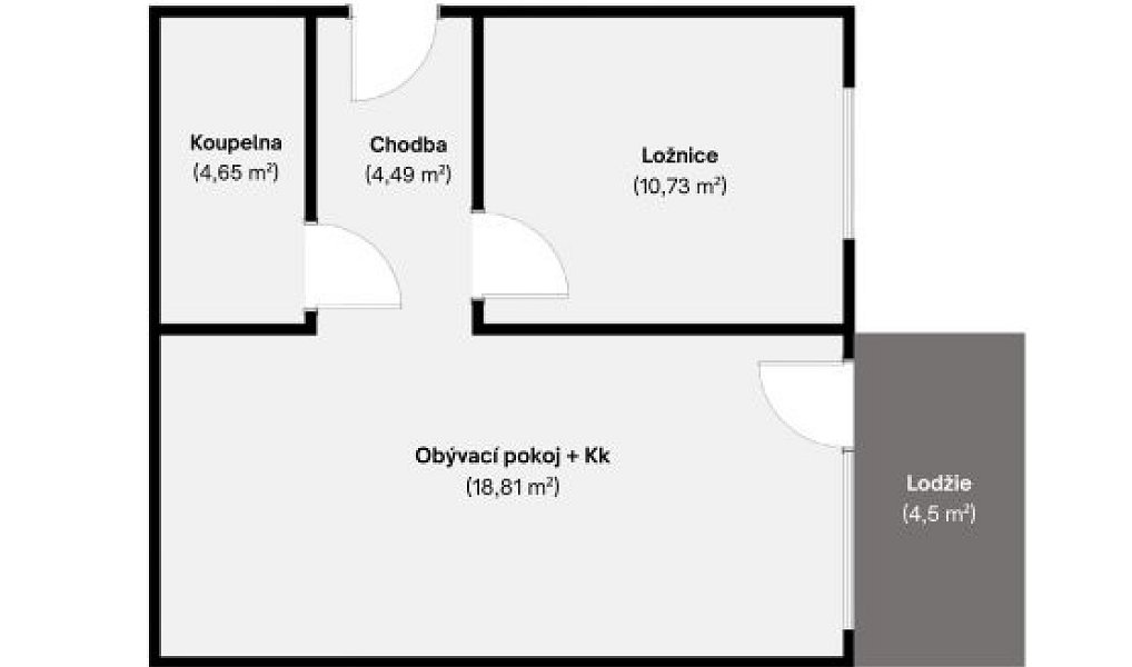 Prodej bytu 2+kk 42 m², Všemina – náhled fotky 13