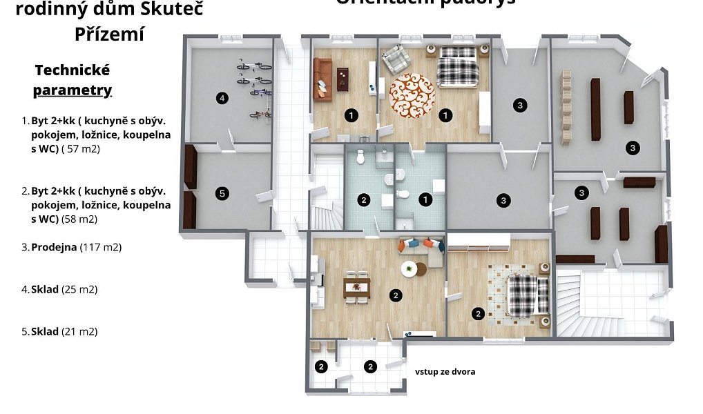 Prodej domu 580 m² s pozemkem 997 m², Skuteč – náhled fotky 6