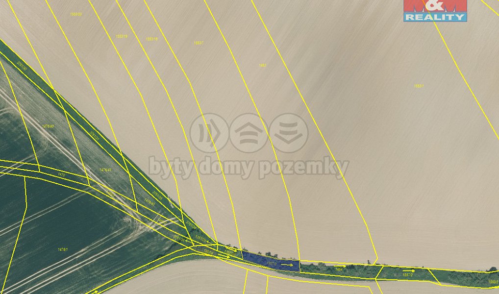 Prodej pole 19 549 m², Dobřany – náhled fotky 6