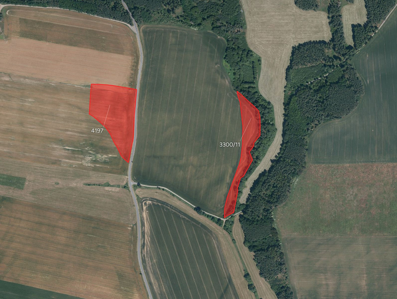 Prodej pole 32 562 m² rezervováno