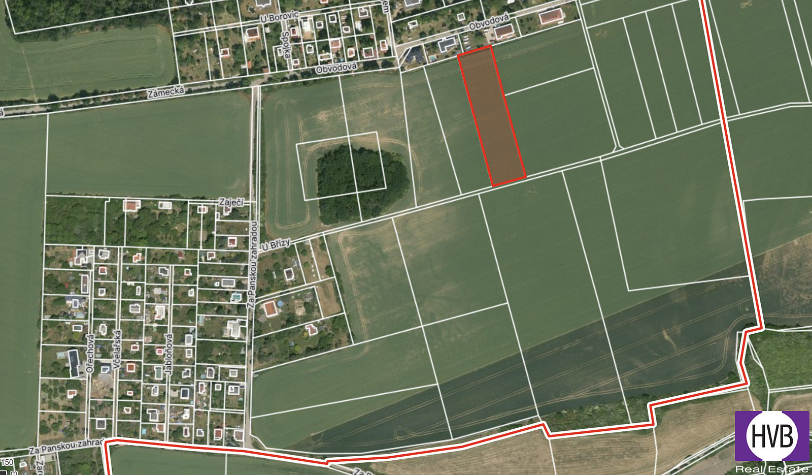 Prodej pole 4 615 m²