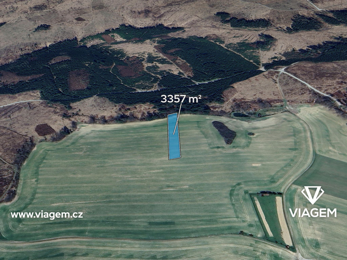 Prodej pole 2 517 m²