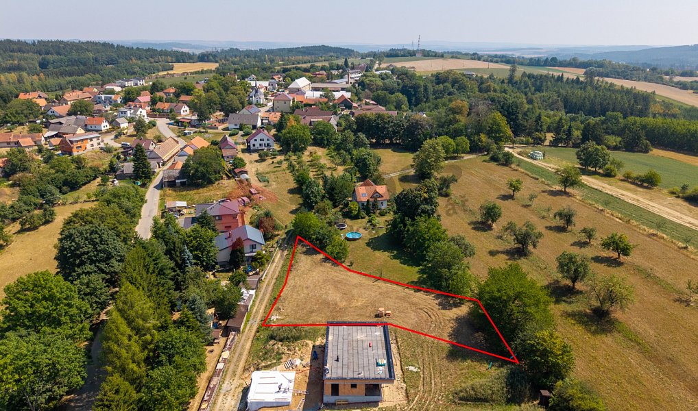Prodej stavebního pozemku 1 251 m², Psáře – náhled fotky 7