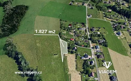 Prodej pole 1 827 m², Vendryně, okres Frýdek-Místek