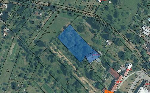 Prodej stavebního pozemku 1 785 m², Bystřice pod Hostýnem, okres Kroměříž