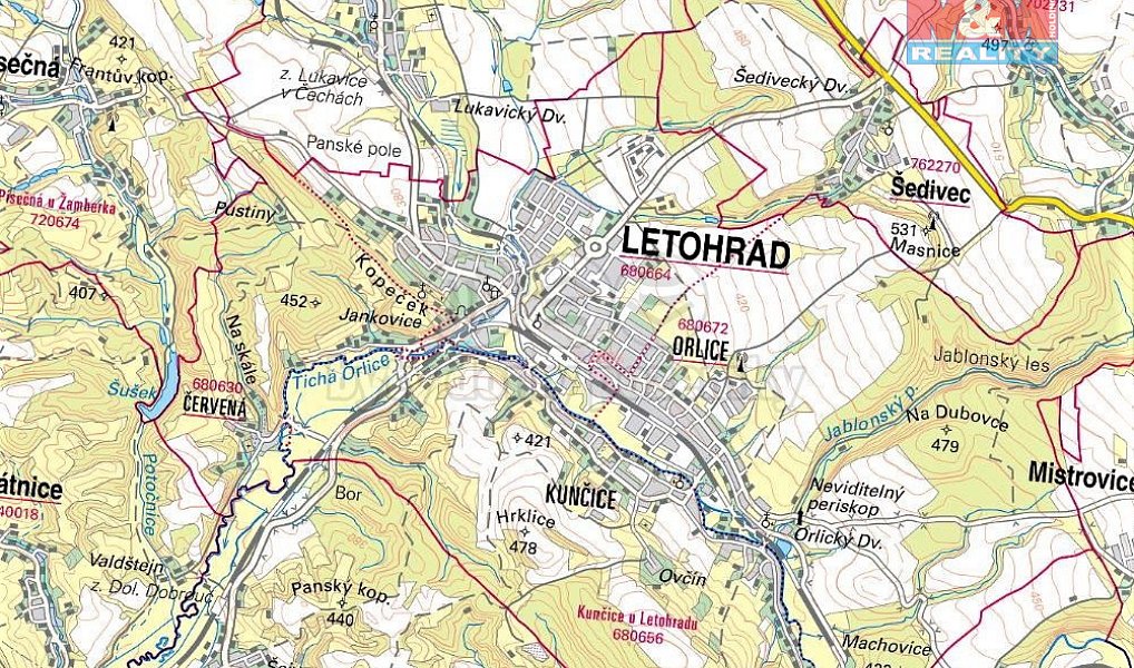Prodej zahrady 332 m², Letohrad – náhled fotky 2