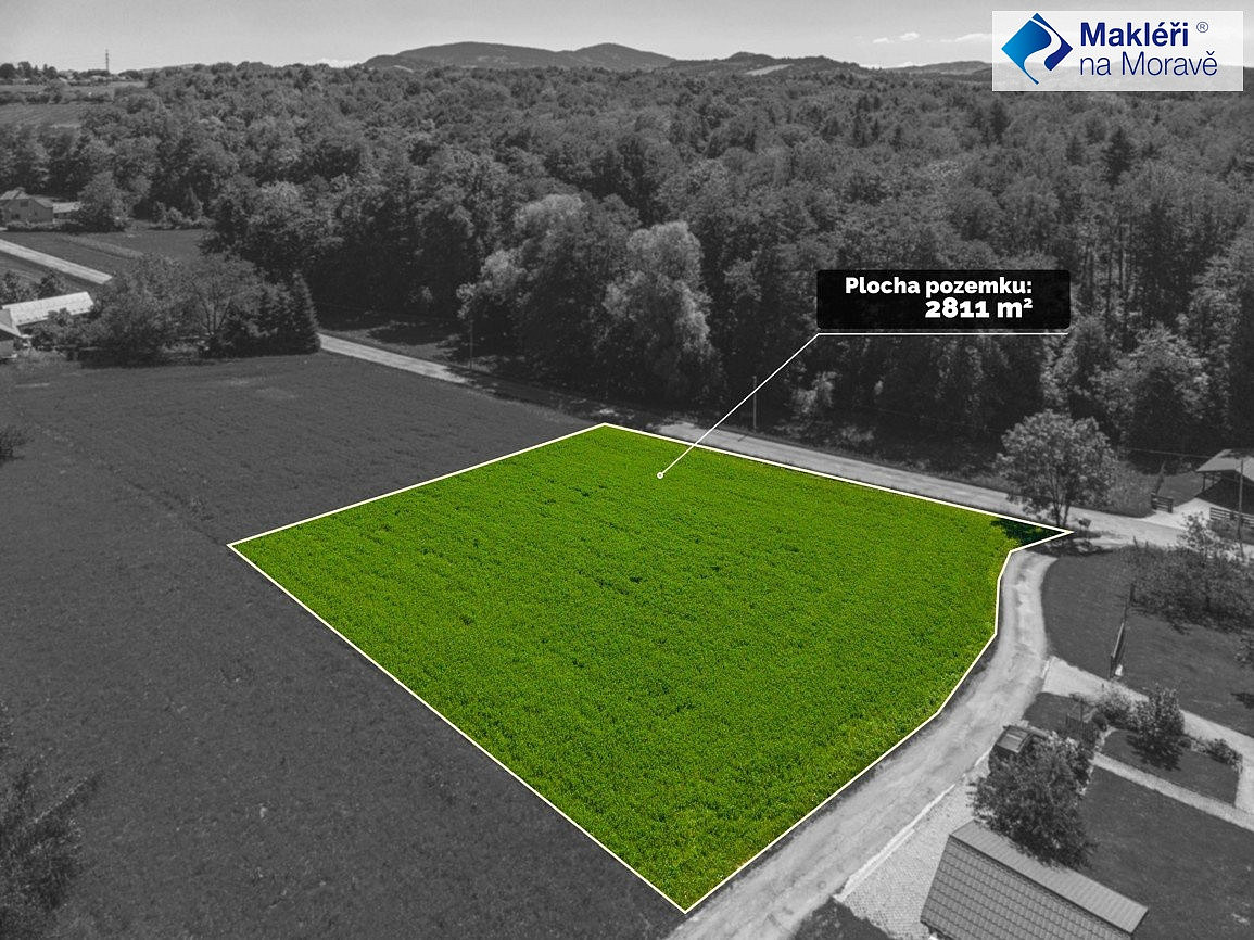 Prodej stavebního pozemku 2 811 m² – fotografie 4