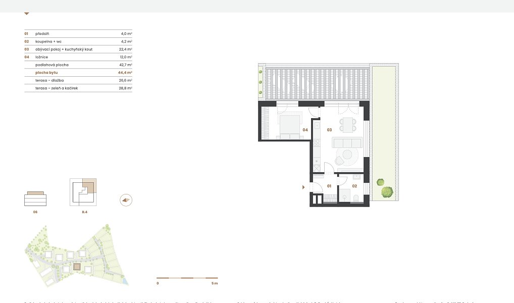 Prodej bytu 2+kk 44 m², Praha – náhled fotky 2