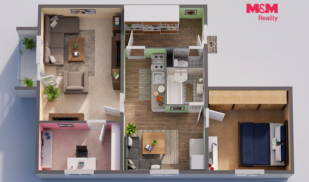 Prodej bytu 3+1 58 m², Chodov – náhled fotky 15