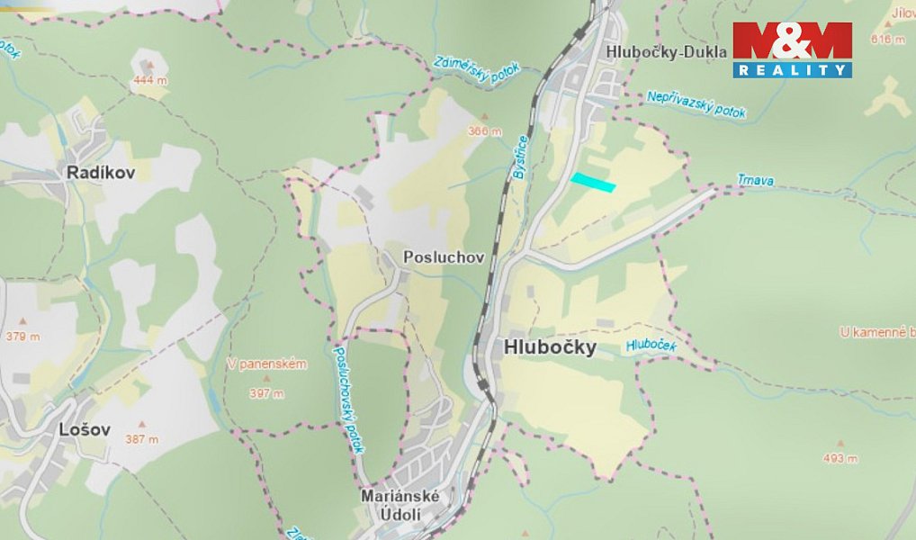 Prodej lesa 5 070 m², Hlubočky – náhled fotky 2