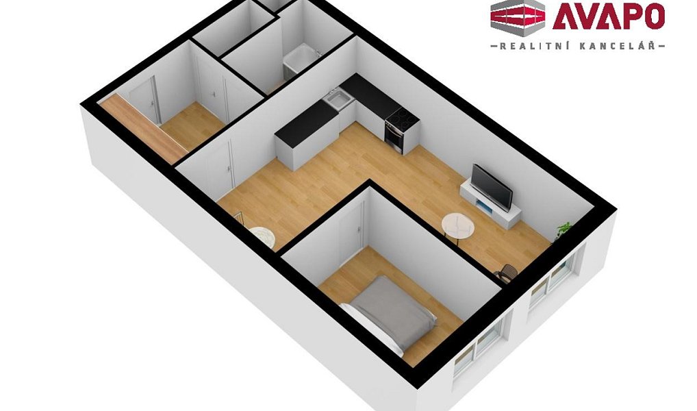 Pronájem bytu 2+kk 58 m², Opava – náhled fotky 8