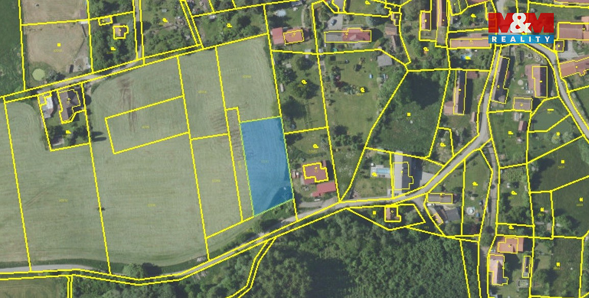 Prodej stavebního pozemku 1 581 m² – pohled 6