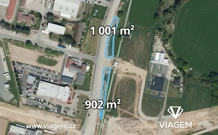 Prodej pole 951 m², Pardubice