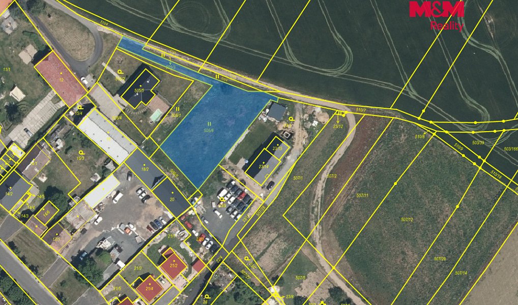 Prodej stavebního pozemku 1 732 m², Droužkovice – náhled fotky 9
