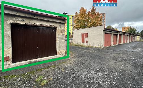 Prodej garáže, 22 m2, OV, Chomutov, ul. Kamenná, Chomutov
